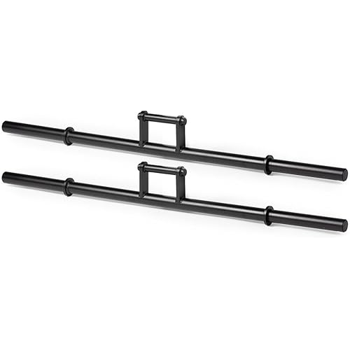 Titan Fitness 60in Farmers Walk Handles, Barbell Style Grip Farmers Carry, Rated 500 LB Each, Grip Strength Weight Training