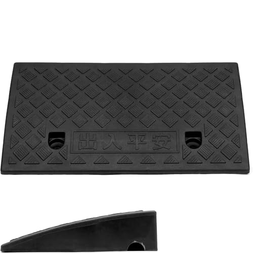 Rampa para bordillo resistente antideslizante 50x27x12 cm miniatura 1