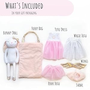 Perfecttodesignbunnyballerinastuffedanimalforgirlsplushtoydollcutedollsetdressupfor345yearoldgirlgiftforlittlegirlbirthdaychristmasage39 Urban Country Home Decor Perfectto design bunny ballerina stuffed animal for girls plush toy doll cute doll set dress up for 3 4 5 year old girl gift for little girl birthday christmas age 3 9 urban country home decor