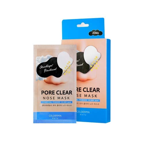 [CELDERMA Daily] Pore Clear Nose Mask (20 pcs) ultra deep cleansing charcoal blackhead peel off remover pore extractor strip