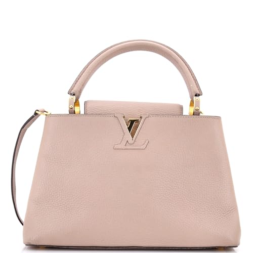 Pre-Loved Capucines Bag Leather PM, Neutral