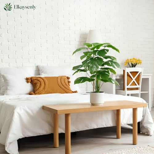2 PCS 28" Fake MonStera Artificial Plants For Home&Office&Room Decoration - image 5