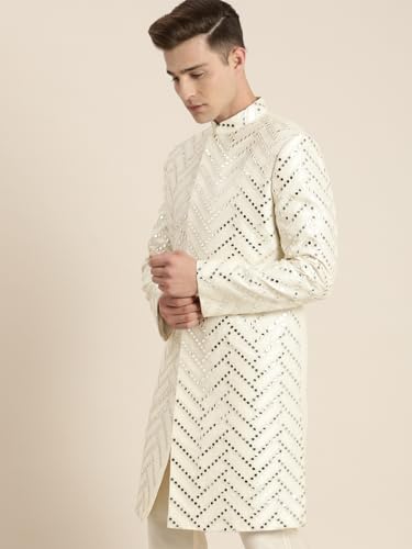 Image of VASTRAMAY mens Sherwani Only Top