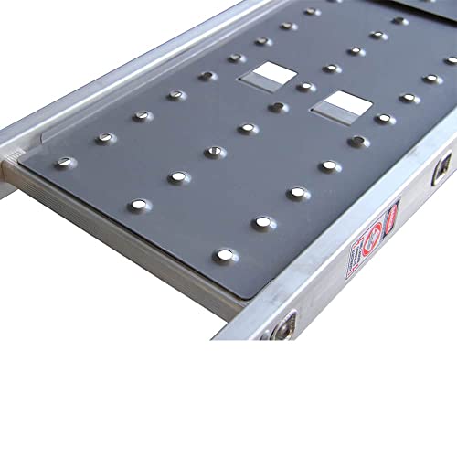 Alumexx 3-1 Multi Klappleiter/Treppe - Leiter, Gerüst und Treppe in 1 - Stehgerüst - Aluleiter - Stehleiter - Arbeitshöhe bis 4,55 Meter - Gewicht 17,5 Kilogramm