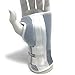OTC Kidsline Wrist Splint Soft Foam Adjustable Support, White (Left Hand), Pediatric