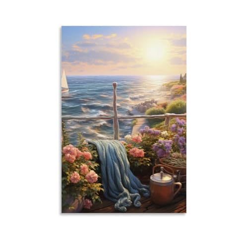 Cuadros decoracion pintura poster e impresiones en lienzo de atardecer para sala de estar