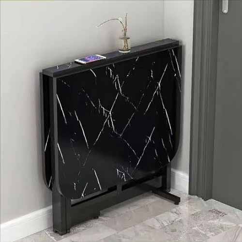 Mesa de comedor plegable, mesa de cocina extensible, mesa de madera multifuncional, mesa móvil que ahorra espacio, mueble plegable versátil para espacios pequeños