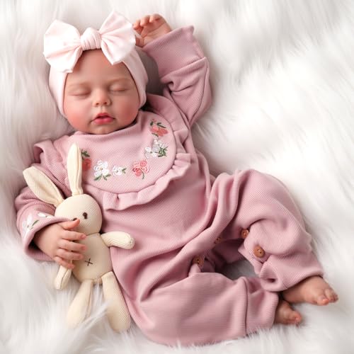 Muñeca Reborn Bebé Realista Vinilo 20 Pulgadas miniatura 5