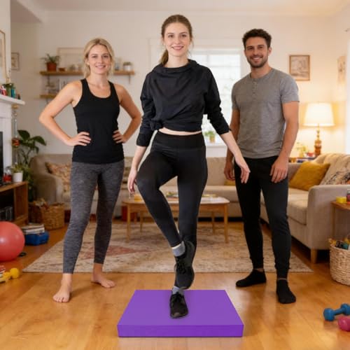 Coussin d'équilibrage en mousse pour entraînement de gym et tapis de stabilité