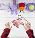 Puzzled Pig Plush Keychain Stuffed Animal Toy - Soft Farm Life Animal Pink Pig Charm Keyring, Cute Decorative Plush Toy Accessory Fun Buddy for Kids Bag, Purse - 4 Inches