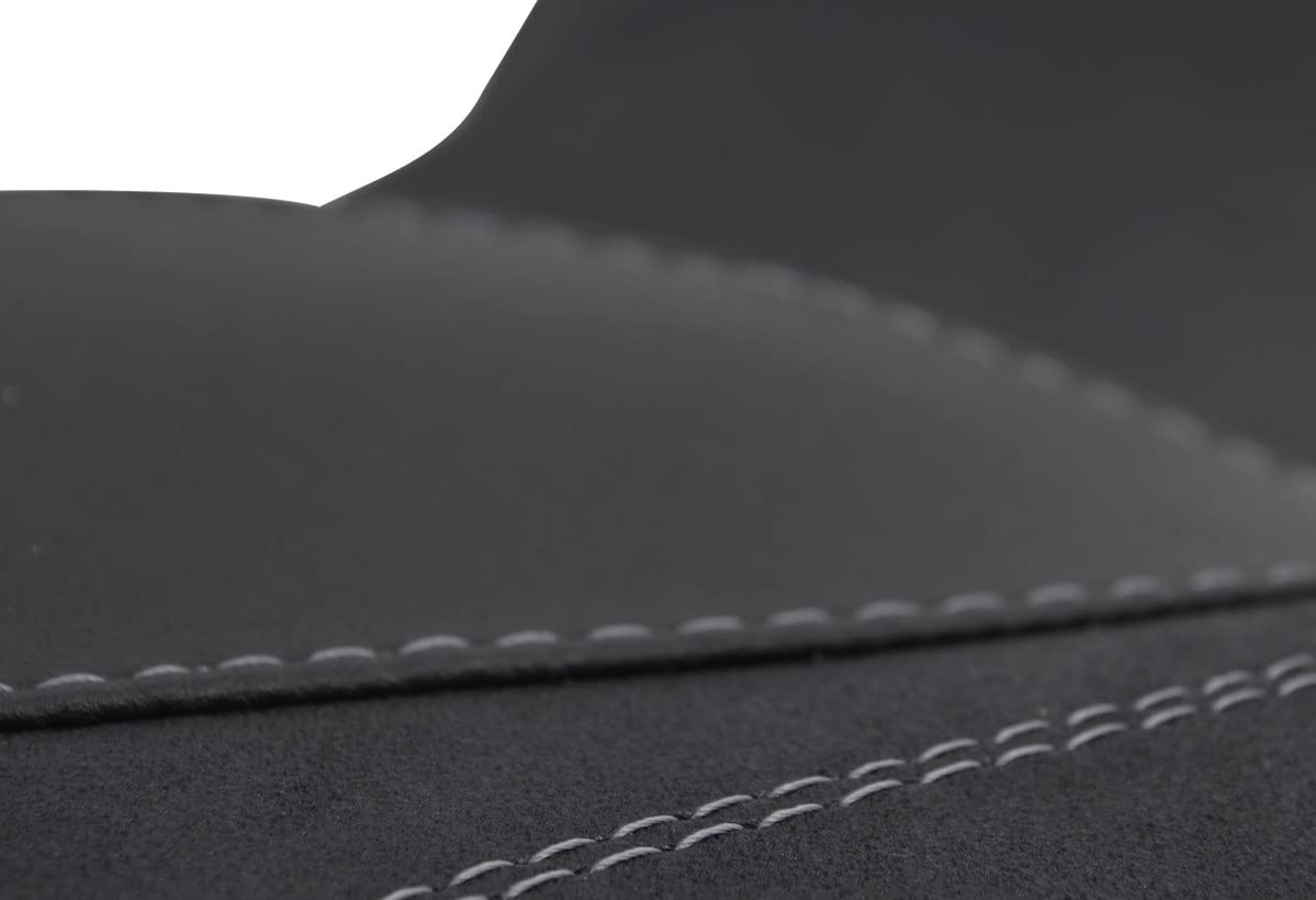 Funda de Asiento Compatible con Honda VFR 1200F 2010-2015 Color Negro con Costuras Grises