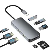Amazon.co.jp: ドッキングステーション HDMI 2つ 8-IN-1ドッキング