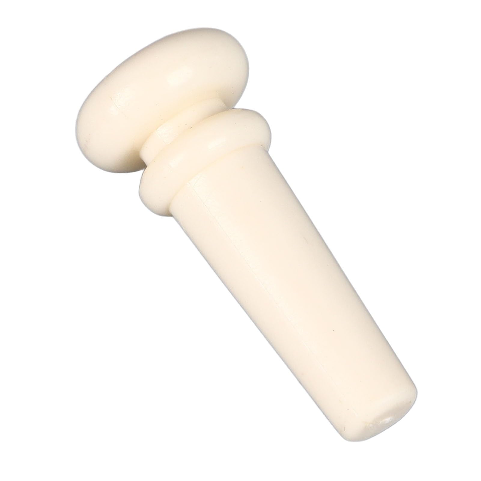 Final Pin of Acoustic Guitar, Easy Installation of Compact Synthetic Plastic Replacement Size Good Compatibility Guitar Pin for Musical Instruments (White)