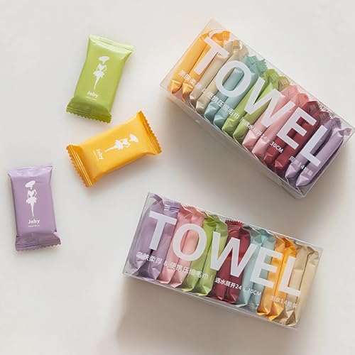 AMZVEZO Disposable Compressed Towels Tablets,Portable Quick Absorbent large Size Face Wash Cloth,Reusable Cotton Facial Towel for Travel Outdoor Camping Hotel Gym hiking enthusiasts Daily Use (28PCS)