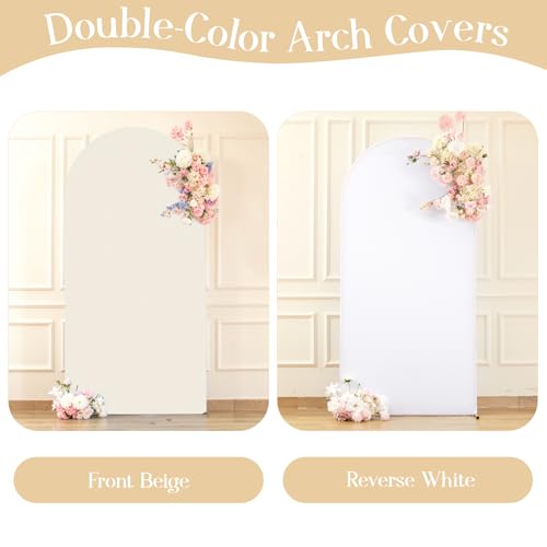 Funda Beige Blanco para Arco Fotográfico 7.2ft miniatura 3