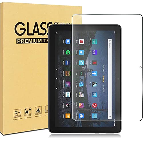 TRkin �Ή� fire HD 10 / HD 10 Plus 2021 �����K���X�t�B���� �Ή� fire HD 10 2021 �t���ی�t�B���� �C�A�[�� �����ߗ� �d�x9H �w��h�~ ��U�h�~ �ϏՌ� ����0.3MM 2.5D ���E���h�G�b�W���H