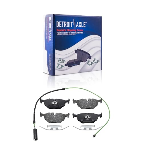 Image of Detroit Axle - Rear Brake Pads for BMW 328i 318is 325i 320i 525i 530i 535i