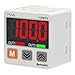 PSAN-C01CPH-NPT1/8, Pressure Sensor, Compound Pressure, Connector Type, -101.3 kPa to 100.0kPa, PNP Open Collector Output, Hold/Auto Shift Input, Port NPT1/8, 12-24VDC