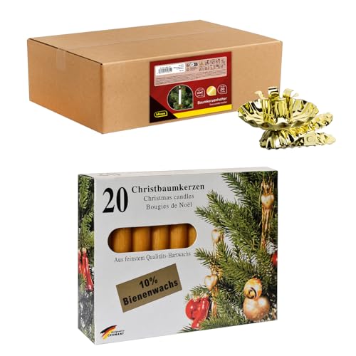 Idena 90490 - Baumkerzenhalter für den Weihnachtsbaum, 20 Stück in...