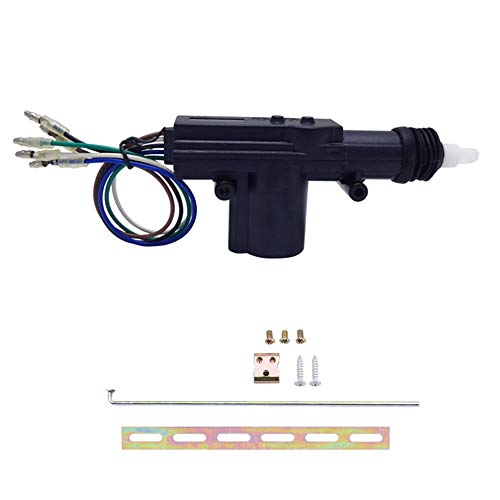 ESUPPORT Car Motor Universal Heavy Duty High Power Door Lock Actuator 5 Wire 12V Locking Central Door System