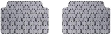 2003-2009 Compatible for Mercedes W211 E-Class (Two Wheel Drive) Grey Hexomat 2 Piece Rear Mat Set