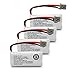 Geilienergy BT-1021 BBTG0798001 Compatible with Uniden BT-1021 BT1021 BT-1008 BT-1016 Cordless Handset Phone Rechargeable Battery (4-Pack)