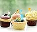 Yangcan0507 50 Pcs Food Fruit Fork Picks for Kids Cute Animals Bento Box Decor ForksCake Little Forks Dessert Forks Mini Cartoon Toothpick for Cake Dessert Pastry Party Supply