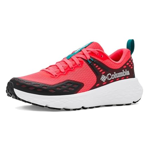 Columbia Women's Konos TRS Shoe, Neon Sunrise/Teal Chloride, 8