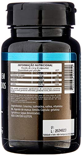 Bcaa 60 Caps - Aminoácidos De Cadeia Ramificada, Apisnutri