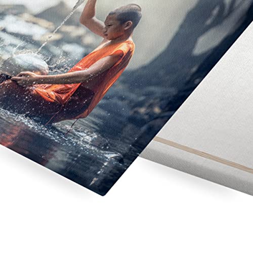 Affiche Moine Bouddhiste pour Salon Zen et Espace de Méditation - 2