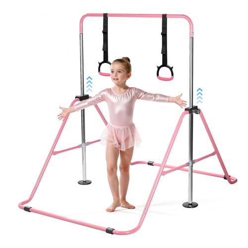 DVDGSC Kinder Turnreck Reck Indoor - Faltbares Gymnastik Reck mit...