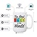Artisan Owl The Best Teacher Mug – 15oz Funny Science Large Ceramic Tea & Coffee Cup with Periodic Table – Thoughtful Present for Teachers, Christmas or Appreciation Week