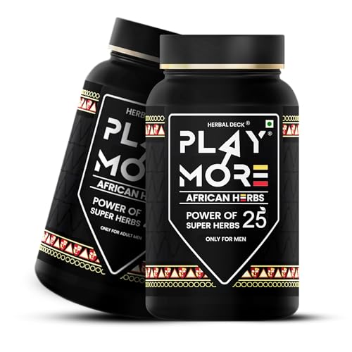 Image of Herbal Deck PLAY MOR African Superherbs Herbal Powder | 150g Ayurvedic Wellness Blend for Vitality, Strength & Immunity | Powder for Stamina and Strength (Pak of 1)