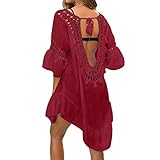 Unsere Strandröcke sind aus weicher und atmungsaktiver Slub-Baumwolle. Der Stoff ist leicht und bequem.