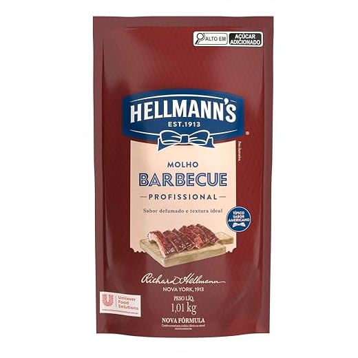 Hellmann's Sachê Molho Barbecue Defumado 1,01kg
