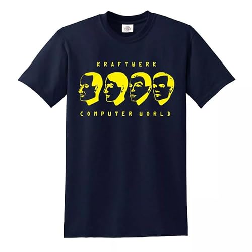Photo de Trend Gear Computer World T-shirt Kraftwerk Cadeau amusant, bleu marine, L