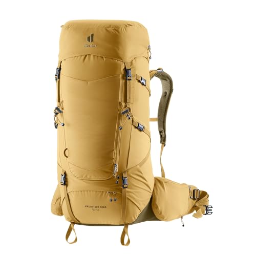 Deuter Aircontact Core 50+ 10L, Technical Multi-Day Hike Backpacking Pack - Savanna-Nori