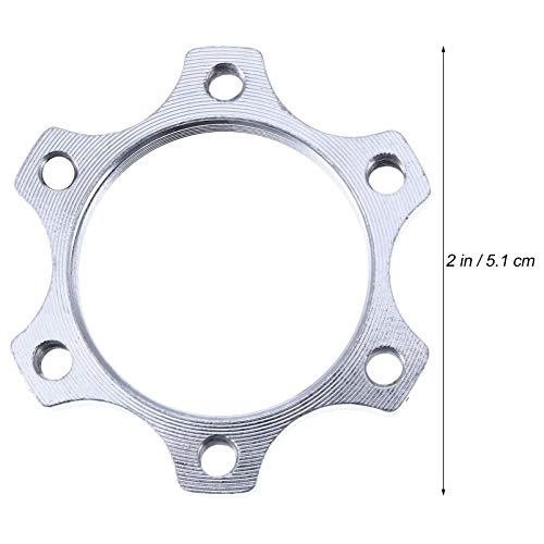BESPORTBLE Rosca 6 Peças Da Bicicleta Roda Livre Cubos de Liga de Alumínio Freio A Disco Rotor 6 Par