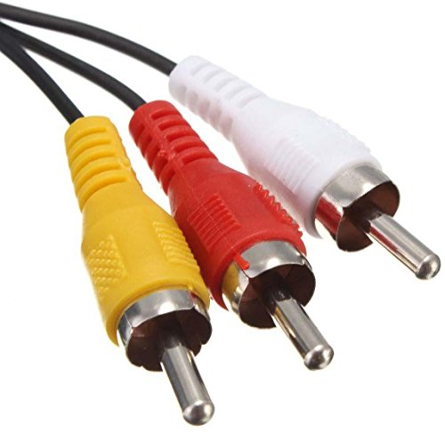 image for TRADERPLUS 6FT AV to RCA Composite Cable Cord for Sony Playstation 2 (