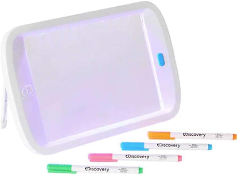 Merchsource Discovery Kids Neon LED Glow Drawing Board