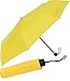 RS-Versand - Paraguas mini de bolsillo, unisex, apertura manual Amarillo amarillo 98