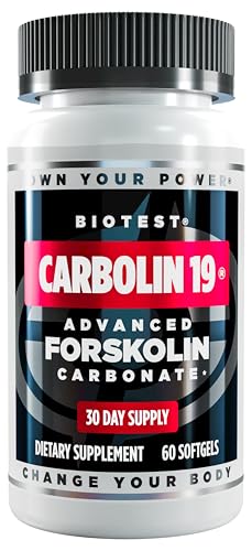 Biotest Carbolin 19 High-Performance Forskolin (30 Day Supply) 60 Softgels