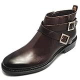 Ankle Boots For Men Mens Pointed Zip High Top Boots...