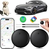 RGIMF GPS Tracker for Vehicles No Subscription, Car Tracker Tag for Android & iOS, Bluetooth Tracker Device Compatible with Apple Find My & Google's Find Hub for Keys, Luggage Wallet Car Kids Pets