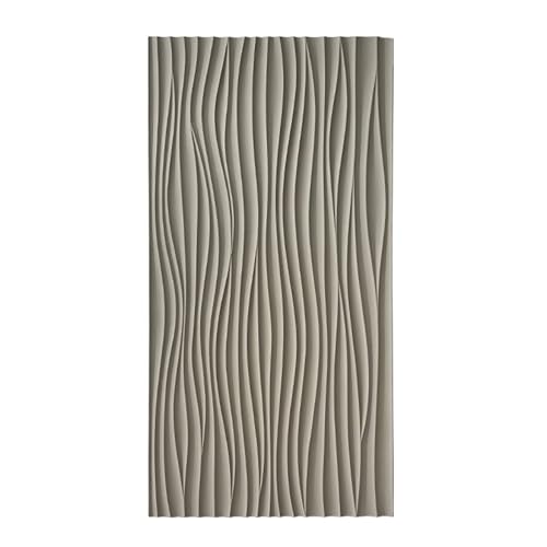 Paneles de pared ondulados para disimular imperfecciones con diseño 3D 2
