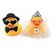 Hochzeitsenten Gummiente 2 Stück, Mini-Paar-Ente Hochzeitsgeschenke Lustig für Brautpaar, Partydekoration Hochzeitsdekoration, Geschenk Hochzeit, für Braut und Bräutigam
