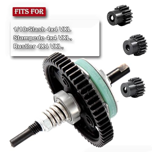 Image of Metal Spur Gear Differential Gears 53T(32-Pitch) with 15T /17T /19T Pinions Gear Sets Upgrades Part for 1 /10 Traxxas Slash 4X4 VXL /Stampede 4X4 VXL /Rustle 4X4 VXL RC Car,Hops Up