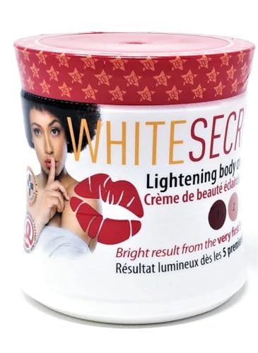 White Secret - Aceite blanqueador con ácidos de frutas, blanqueador, antimanchas, para una piel limpia (crema), 320 ml
