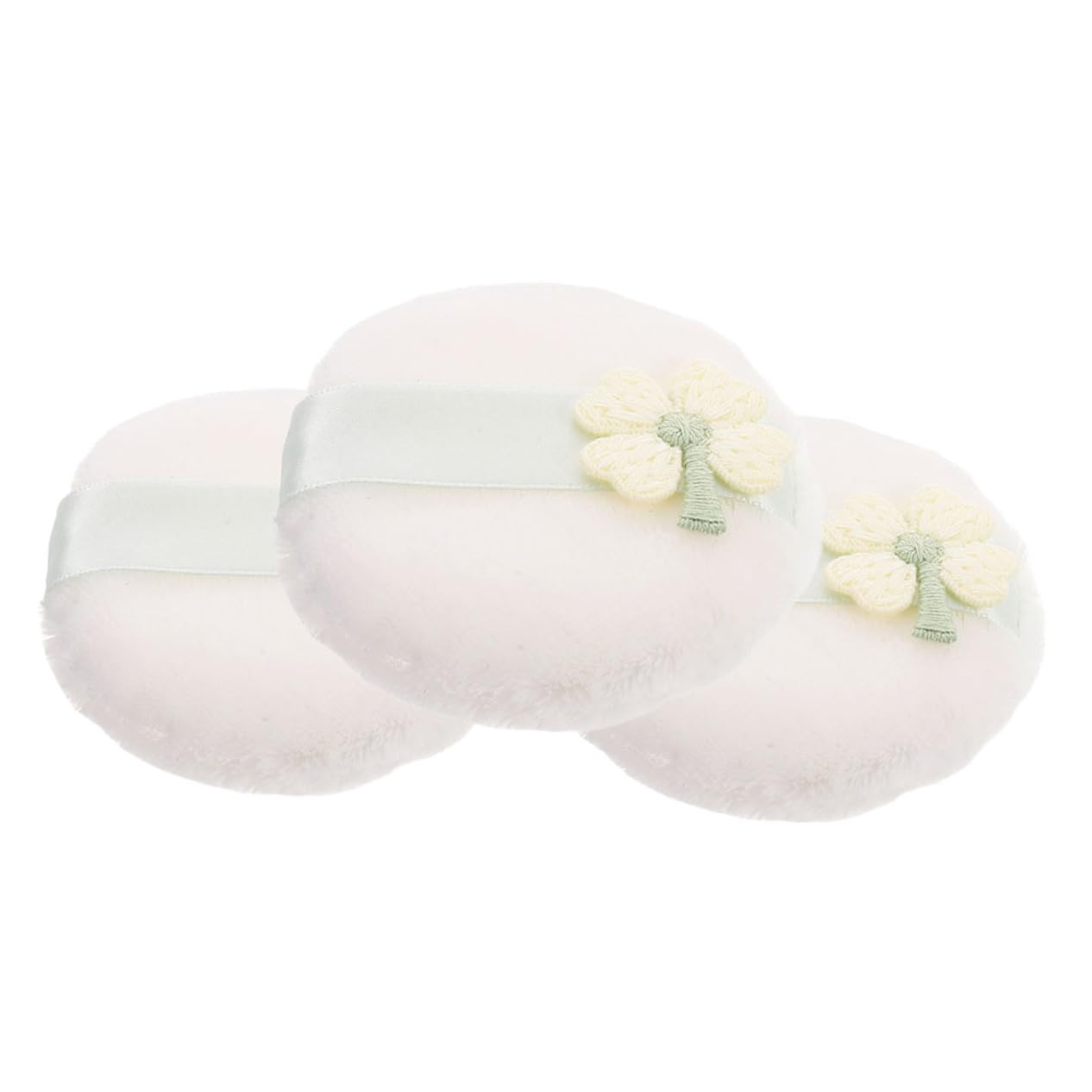 3 Pack Reusable Makeup Powder Puff for Loose Powder Application
