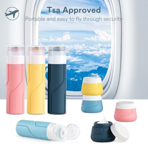 Ceecysaa 14 Pack Silicone Travel Bottles, TSA Approved Refillable Containers - 4